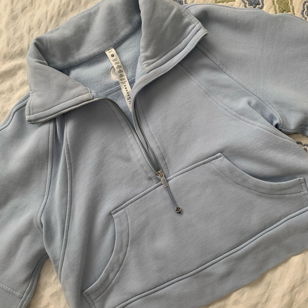 Lululemon half-zip oversized scuba